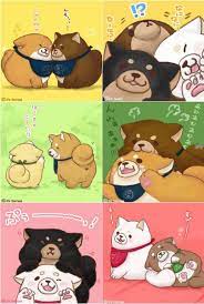 就像圓滾麻糬一樣軟q 讓人好想抱抱牠的忠犬mochi柴犬 可愛 妞新聞niusnews animal illustration shiba inu cartoon wallpaper