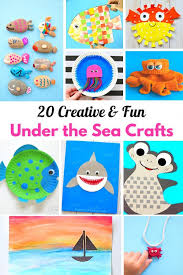 25 Under The Sea Crafts For Kids Ocean Themed Crafts Natural Beach Living Under The Sea Crafts Ocean Crafts Preschool Ocean Animal Crafts
