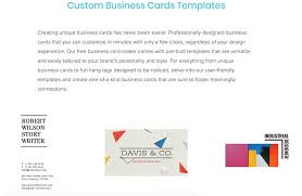 Put your best professional self forward by extending a custom designed business card. 10 Free Business Card Makers Templates And Tips