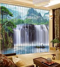 الستائر الفراشات تخصيص ستائر ثلاثية الأبعاد ثلاثية الأبعاد نافذة الستائر شلال في بلاد العجائب المطرزة الستائر غرفة المعيشة الحديثة Curtain Waterfall Window Curtains3d Window Curtain Aliexpress