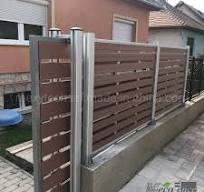 Easy to Install DIY WPC Fence Entrance Electric Sliding Gates