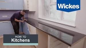 Helpful guides & expert service make it easy to put stunning butcherblock in your kitchen! How To Fit A Kitchen Worktop With Wickes Youtube