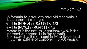 These three isotopes occur throughout nature in the characteristic. Group 3 Logarithms Carbon Dating