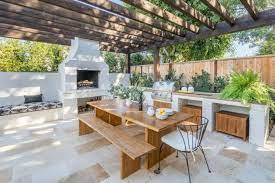 Check spelling or type a new query. 40 Outdoor Kitchen Pergola Ideas For Covered Backyard Designs