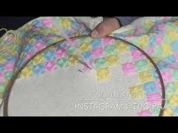 Puskullu Kare Lif Yapimi Youtube Bubble Quilt Hand Embroidery Stitches Puff Quilt