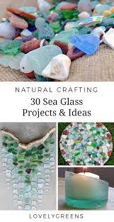 30 Creative Sea Glass Ideas Diy Projects Lovely Greens Sea Glass Crafts Sea Glass Diy Glass Crafts