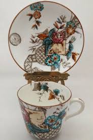 Antique C1876 William Alsager Adderley Lyons Cup Saucer Set W A A In 2020 Cup And Saucer Set Vintage Cups Tea Cups Vintage