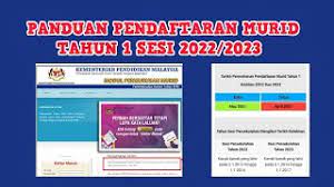 Langkah pendaftaran npwp online dan cara daftar npwp online. Panduan Pendaftaran Murid Tahun 1 Sesi 2022 2023 Youtube