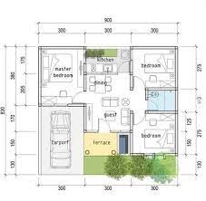 Denah rumah tinggal ukuran 8 m x 85 m home design and ideas via hdesignideas.com. Desain Rumah Minimalis 3 Kamar Ukuran 7x9 Cek Bahan Bangunan