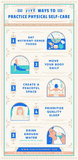 It also helps determine how we handle stress, relate to others, and make choices. Five Simple And Fulfilling Physical Self Care Ideas Carley Schweet