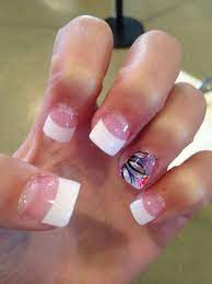 Cute Acrylic Nails Cutenailsdesign French Acrylic Nail Designs French Acrylic Nails French Tip Acrylic Nails