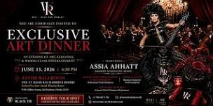 Gala art dinner with artist