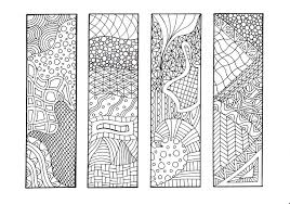 Try these free bookmark templates with different colors and desigs. 9 Best Images Of Printable Bookmarks To Color Zentangle Printable Coloring Bookmarks Free Printable Coloring Bookmarks And Zentangle Bookmark Printable Printablee Com