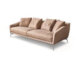 Upholstered Leather Sofa Land By Alivar Design Giuseppe Bavuso Leather Sofa Leather Sectional Sofas Sofa
