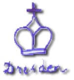 Vintage dresden lady figurine, hand painted made in ireland. Dresden Porcelain And The Dresden Crown Mark