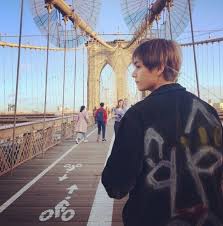 Here Are 5 Of Bts Taehyung S Hobbies Aside From His Idol Life That Will Make Him Perfect As A Dream Boyfriend Taehyung Travel Aesthetic New York Bridge