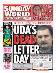 F ormer church of ireland primate alan harper and methodist minister gary. Northern Ireland Sunday World Tomorrow S Front Page Uda S Dead Letter Day Ousted Terror Chief The Mexican Behind Threat To Kill Rival S 2 Sons Facebook