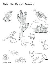Animal Habitat Coloring Pages Desert Coloring Pages Desert Animals Coloring Page Desert Habita Desert Animals Coloring Desert Animals Desert Animals And Plants