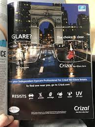 Crizal An Eye Care Provider Created This Print Ad Showing You The Difference Between Their Glasses And Ordinary Lens This Is A Good Eye Care Print Ads Lens