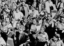 On 9 august 1956, 20,000 women staged a march on the union buildings in pretoria to protest against the proposed amendments to the urban areas act. Read This Week In History Online