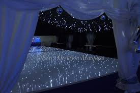 A Magical Dance Floor Area With Black Star Light Sky And White Led Dancefloor Www Every Occasion Com Dance Floor Rental Led Dance Dance Floor