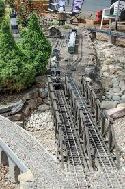 G Scale Garden Railroad Modeltrainlayoutsideas Modeltrains Garden Railroad Model Train Scenery Model Railway Track Plans