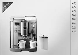 Create premium coffeehouse beverages from grind to brew at the touch of a button with this jura impressa c60 combination espresso machine. Manual Jura Impressa S95 Page 1 Of 22 English