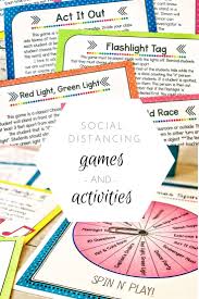 Social Distancing Activities In 2020 High School Activities Writing Games For Kids Recess Activities
