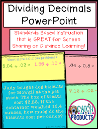 Dividing Decimals Power Point Math Lesson Plans Powerpoint Lesson Math Problem Solving
