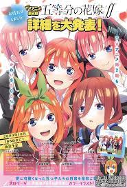 Gotoubun No Hanayome Season 2 2020 Visual Anime Anime Wall Art Anime Funny
