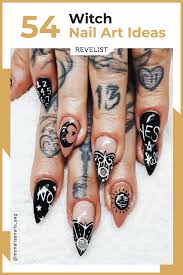witch nail art ideas to enchant