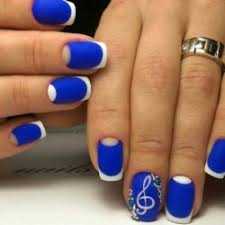 White And Blue French Manicure The Best Images Bestartnails Com Share you most favorite blue nail art ideas.