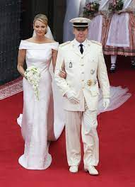 The dress was made up of 50 metres of duchesse silk, and 80. 78 Princess Charlene Of Monaco Fashion Ideas In 2021 Princess Charlene Charlene Of Monaco Monaco