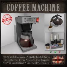 Great deals on semi automatic, auto volumetric, super automatic, and manual paddle commercial espresso machines. Second Life Marketplace Coffee Machine Maker
