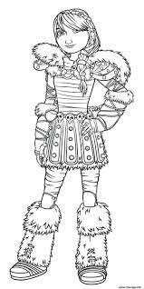coloriage astrid dragon 3 a imprimer chat de tulipe