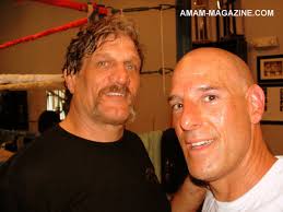 This big guy pictured with Mr. Parker became the FATHER of AMERICAN “SHOOT  FIGHTING” 👊🏼 his name is BART VALE 👊🏼 LOOK UP Bart Vale