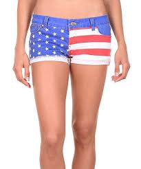 Tipsy Elves Blue Red American Flag Shorts Women Zulily