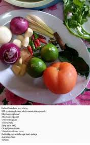 Resepi Sup Tulang Ala Thai Sbs Aneka Resepi Masakan 2018 Makanan Resep Makanan Resep Sup
