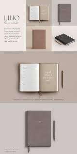 Juno Planner Mockup Collection In 2020 Custom Planner Graphic Design Brochure Workbook Template
