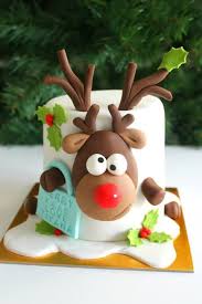 Xmas square cake fondant ideas : 360 Fondant Everything Christmas Ideas Christmas Cake Xmas Cake Cupcake Cakes