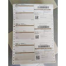 Instead of going out to pos laju to get your parcels delivered, you can get everything done. Poslaju Consignment Note Brown