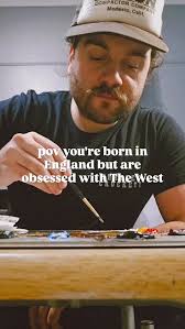 Repost @jackbrowningartistmusician • “Hey there. That’s me! I suppose  you’re wondering why I’m painting cowboys...”, #art #artreel #artist  #artoftheday #painting #westernart #oilpainting ...