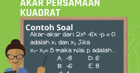 Selisih akar akar persamaan kuadrat. Pembahasan Soal Persamaan Kuadrat Dengan Rumus Abc
