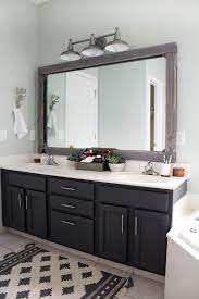 Pinterest email send text message print. Master Bathroom Update On A 300 Budget Tag Tibby Design Master Bathroom Update Bathroom Remodel Master Bathroom Mirror Design