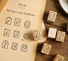 Number Stamps Set For Paper Rubbe Stamps Numbers Plate Etsy Planner Stamps Stamp Set Number Stamps