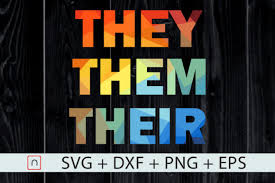 Lgbt They Them Their Gender Free Pronoun Graphic By Novalia Creative Fabrica