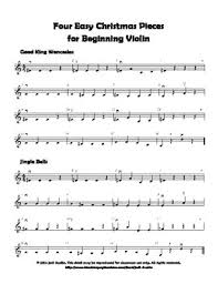 Browse all christmas violin sheet music musicnotes features the world's largest online digital sheet music catalogue with over 300,000 arrangements available to print and play instantly. Four Easy Christmas Pieces For Beginning Violin Sheet Music By Jodi Austin