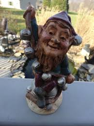 Vintage BERT ANDERSON Janco Studios 4" Resin Jingle Bell Elf Figurine  #175/500