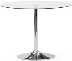 Whether you need a small balcony table for two or an extension table for a dinner party of 10, freedom has the perfect dining table to suit the needs of any group or family. Vida Living Orbit 90cm Clear Glass Round Dining Table Cfs Furniture Uk