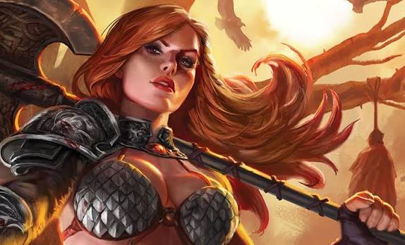Red Sonja Red Sonja Art Print by Sideshow Collectibles | Sideshow  Collectibles